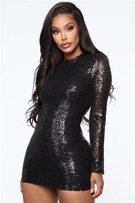 fashion nova black dress|fashion nova embellished dress.